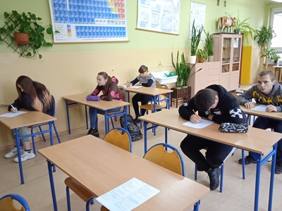 Szkolny konkurs Wiedzy z BHP listopad 2021 r