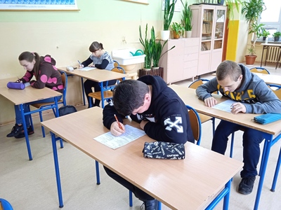 Szkolny konkurs Wiedzy z BHP listopad 2021 r