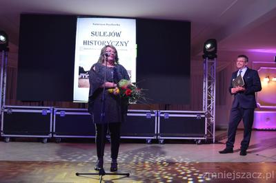 20.01.2018 - P.Katarzyna Myszkowska na gali podsumowującej wydarzenia kulturalne i sportowe w Gminie