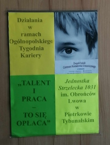 ,,TALENT i PRACA - TO SIĘ OPŁACA OGÓLNOPOLSKI TYDZIEŃ KARIERY 2023