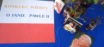 KONKURS WIEDZY O JANIE PAWLE II PAŹDZIERNIK 2023 R.