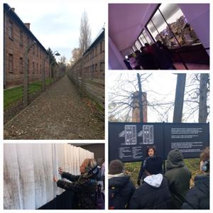 Ucziowie naszej szkoły w Muzeum Auschwitz-Birkenau