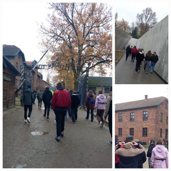 Ucziowie naszej szkoły w Muzeum Auschwitz-Birkenau