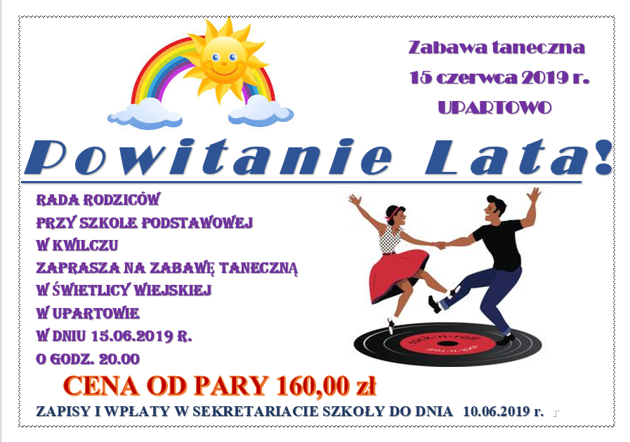 Zabawa Na Powitanie 3 Latki Szkoła Podstawowa w Kwilczu - Powitanie lata - zabawa