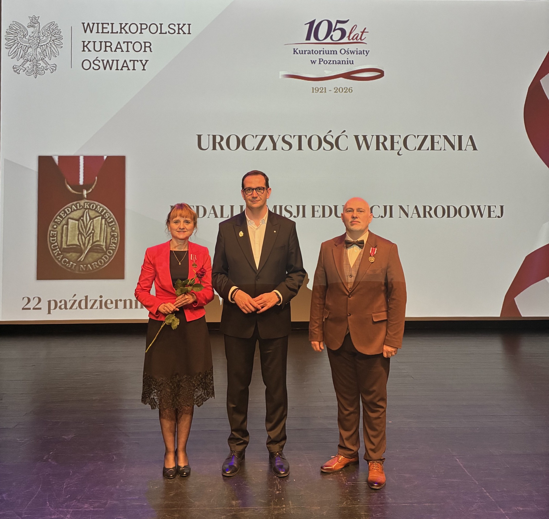 Monika i Marcin Lehmann odznaczeni Medalem Komisji Edukacji Narodowej