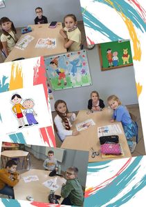 Tworzymy bajkowe historie  i rozwiązujemy zagadki - uczniowie SP  nr 3 w Koźminie