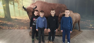 Uczniowie podczas wycieczki