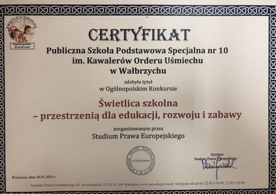 Świetlica szkolna- przestrzeń dla edukacji, rozwoju i zabawy