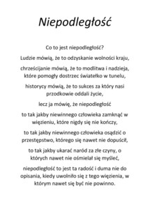 Wiersz konkursowy Zofii Żuchowskiej