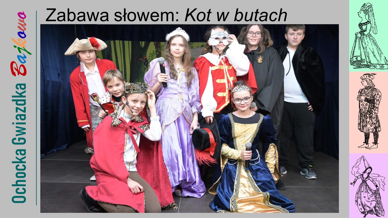 Zabawa Słowem w spektaklu Kot w butach.