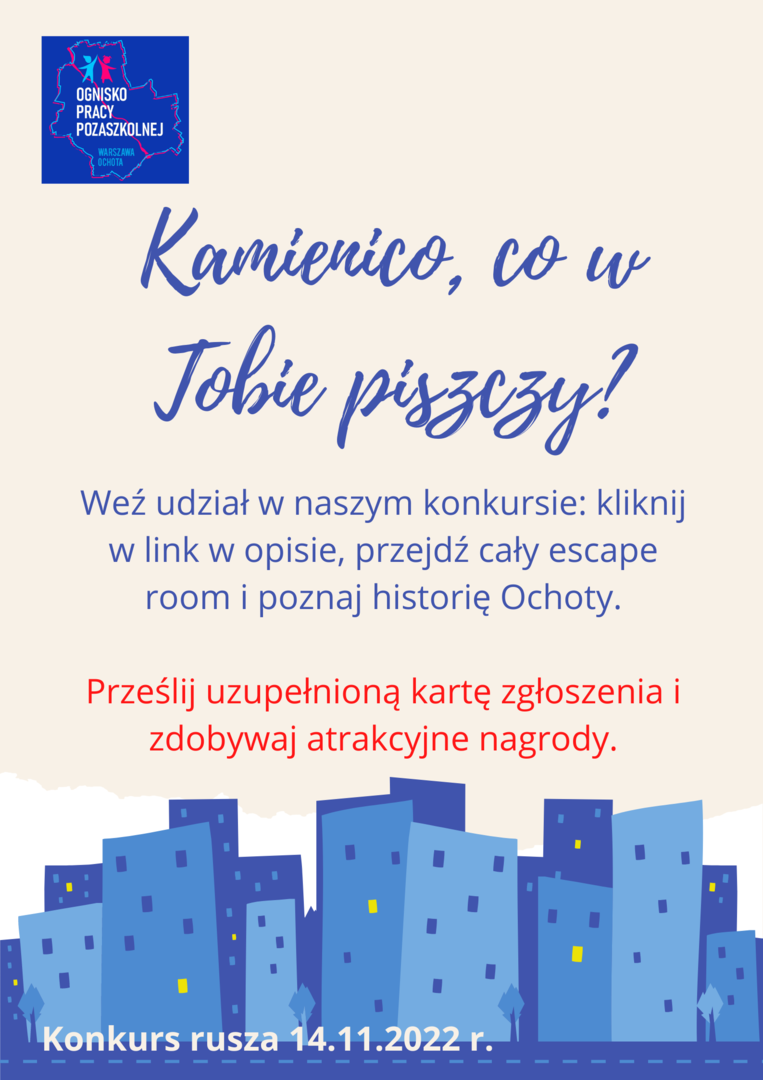Plakat Kamienico co w tobie poiszczy [1587x2245]