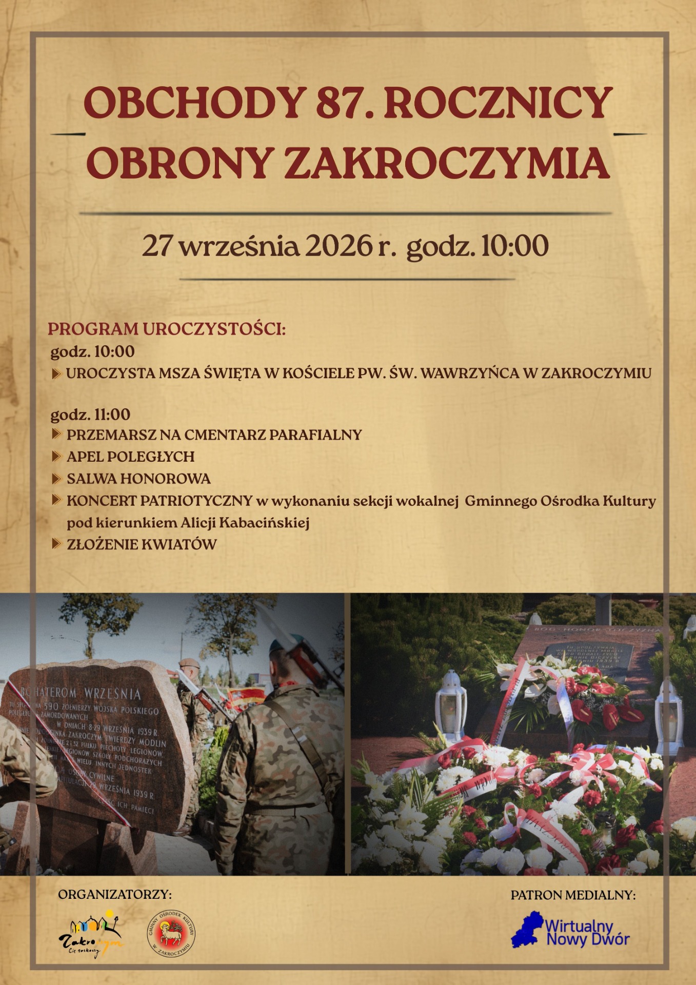 87. rocznica obrony Zakroczymia – przedszkole opublikowało zdjęcia z obchodów