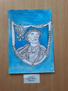 Logo - I miejsce- Nikola Belica z klasy IVc