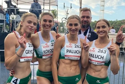 Mistrzynie Polski 4x100