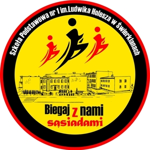 Logo biegu integracyjnego "Biegaj z nami sąsiadami"