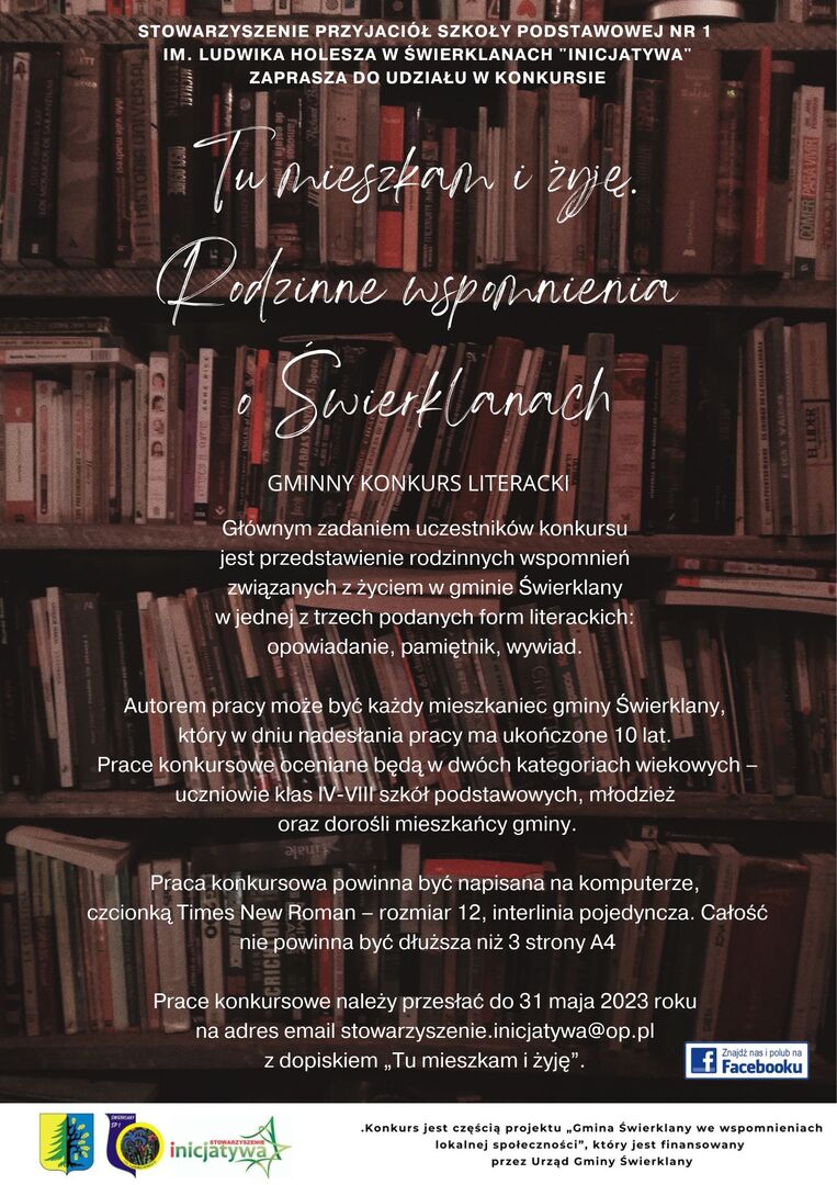 Konkurs literacki plakat