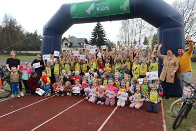 Duathlon oraz pieczenie pizzy w przedszkolu 0a i 0b.