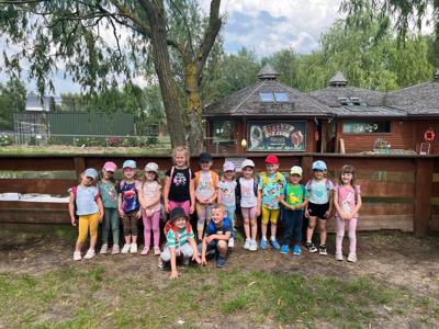 Wycieczka oddziałów przedszkolnych do Zoo Safari w Borysewie.
