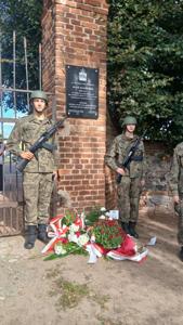 Odsłonięcie tablicy upamiętniającej powstańca listopadowego - Adama Kłossowskiego