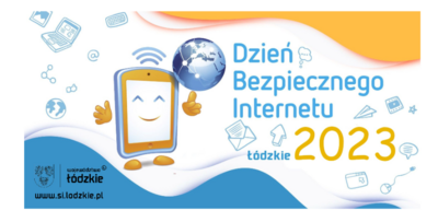 Dzień Bezpiecznego Internetu. Łódzkie 2023 - logo