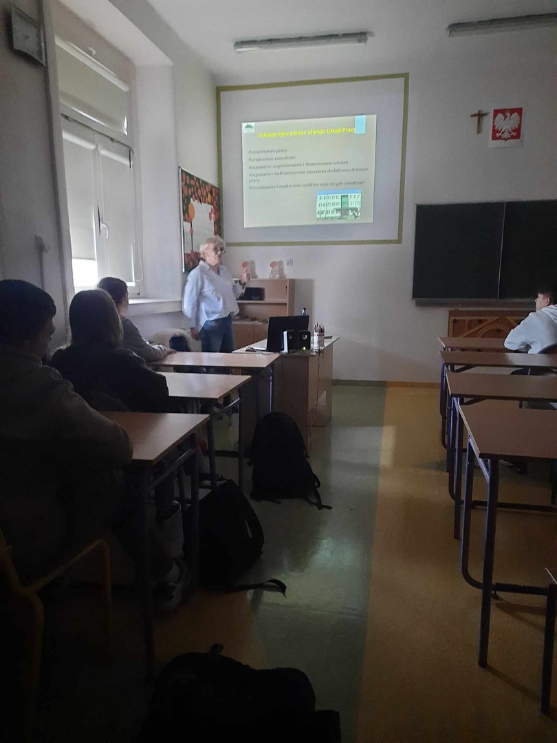 Spotkanie z doradcą zawodowym z Powiatowego Urzędu Pracy