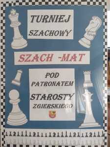 Turniej szachowy "Szach mat" pod patronatem starosty zgierskiego
