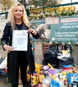 FINAŁ ZBIÓRKI NA RZECZ PRZYTULISKA DLA ZWIERZĄT W GŁOWNIE