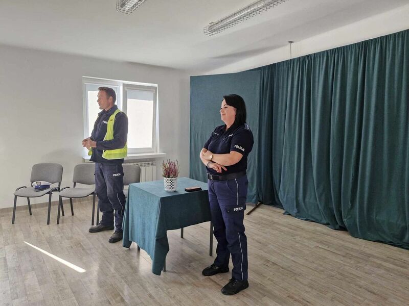 Spotkanie profilaktyczne z policją