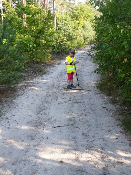 Nordic walking - uczniowie SOSW