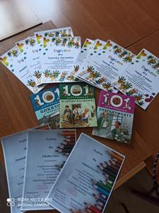 A oto nasze nagrody i przepiękne dyplomy za udział w konkursie. 