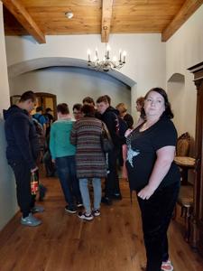 Zwiedzanie Dworku w Bielinach