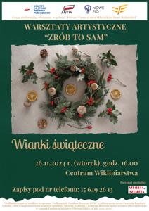Warsztaty tworzenia wianków adwentowych
