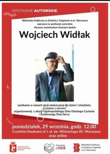 Spotkanie autorskie z Wojciechem Widłakiem.