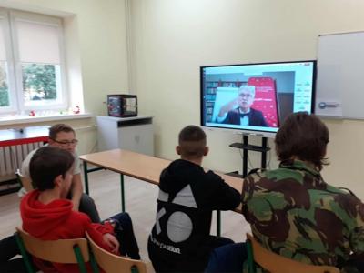 Spotkanie autorskie z Wojciechem Widłakiem.