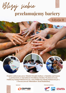 Plakat projektu "Bliżej siebie"