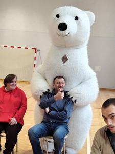 Mikołaj w Szkole Przysposabiającej do Pracy.