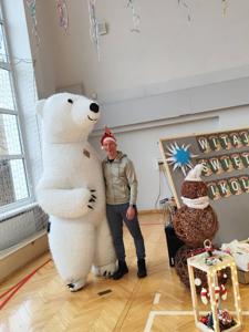 Mikołaj w Szkole Przysposabiającej do Pracy.