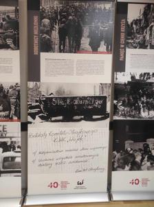 Miejsko -Gminny Ośrodek Kultury w Białej Piskiej zorganizował wystawę z okazji 42 rocznicy Pacyfikac