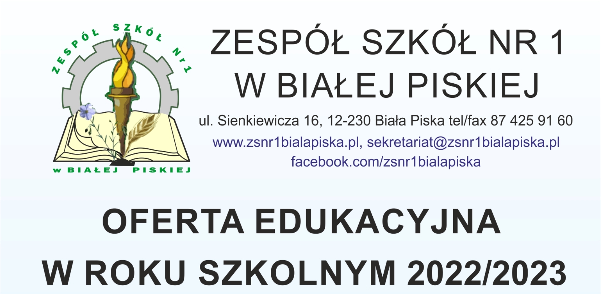 Zespół Szkół Nr 1 W Białej Piskiej Rekrutacja Do Klas Pierwszych Na Rok Szkolny 20222023 