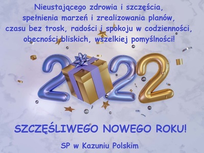 Tekst życzeń na kolorowym tle