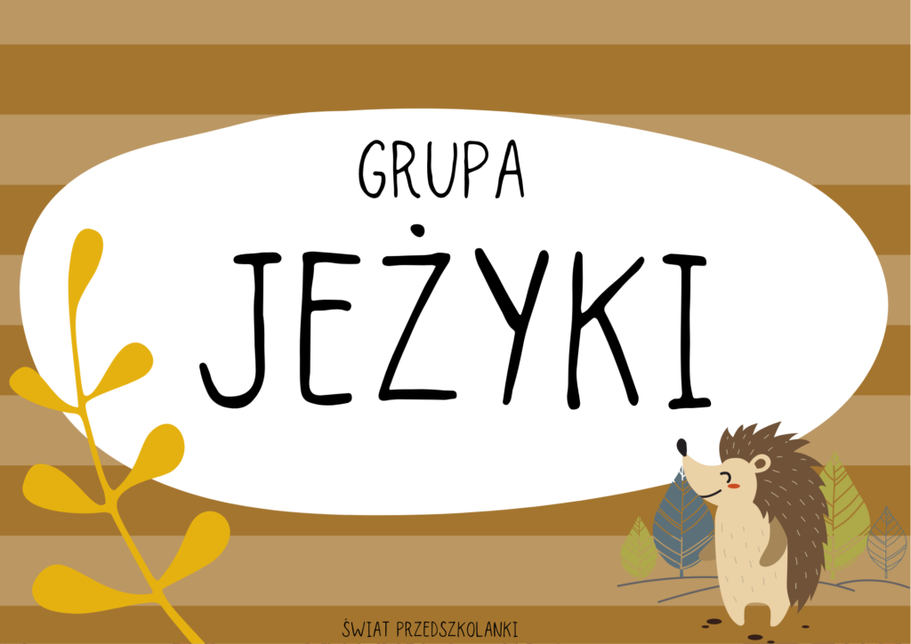 Zdjęcie grupy 3-latki - "Jeżyki"