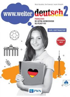 Okładka www.weiter.deutsch 2 Podręcznik do języka niemieckiego dla klasy 8 + CD