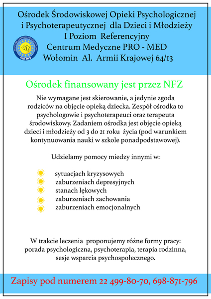 Pomoc psychologiczna dla uczniów