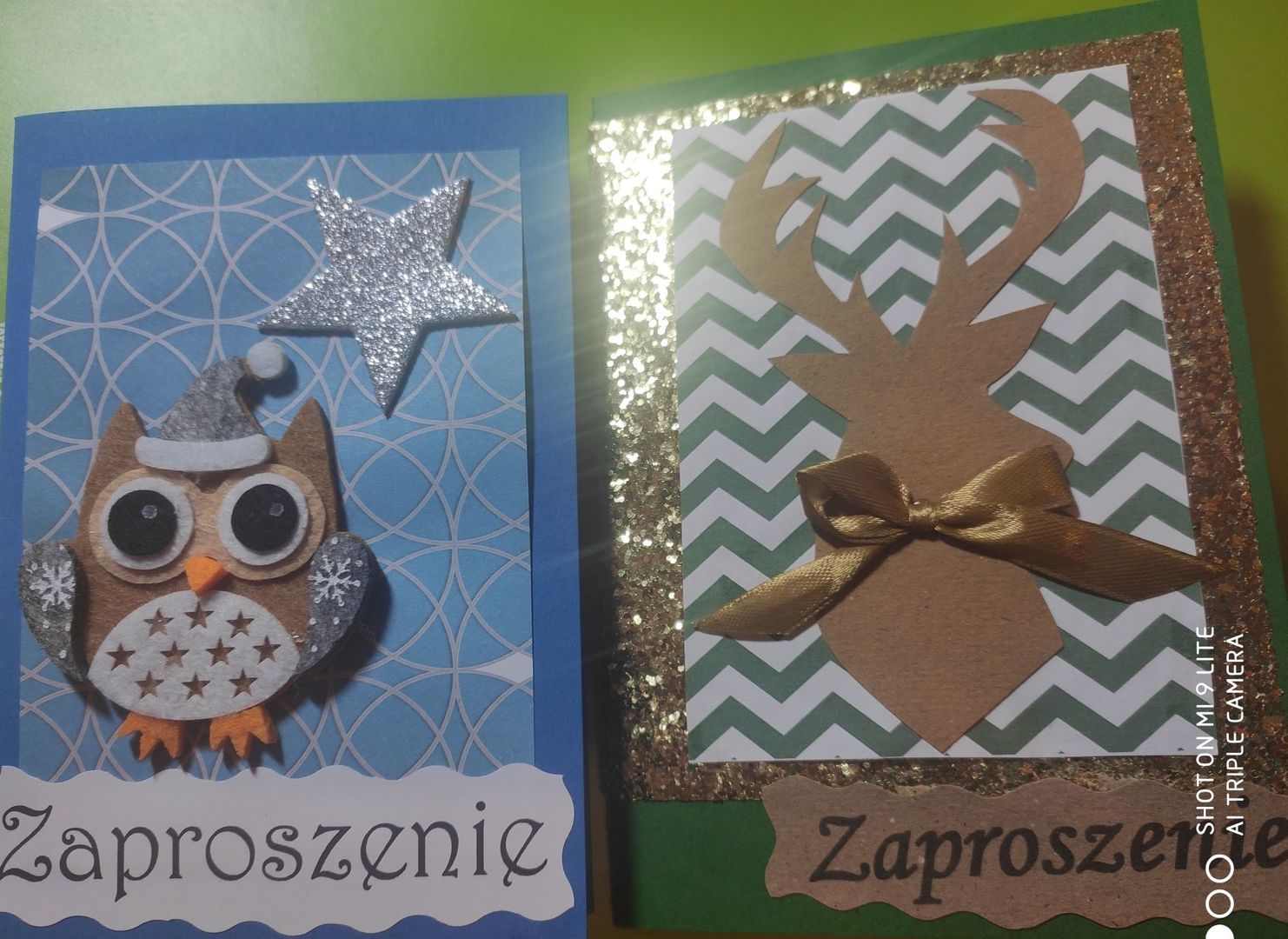 Zaproszenia na Kiermasz Świąteczny.