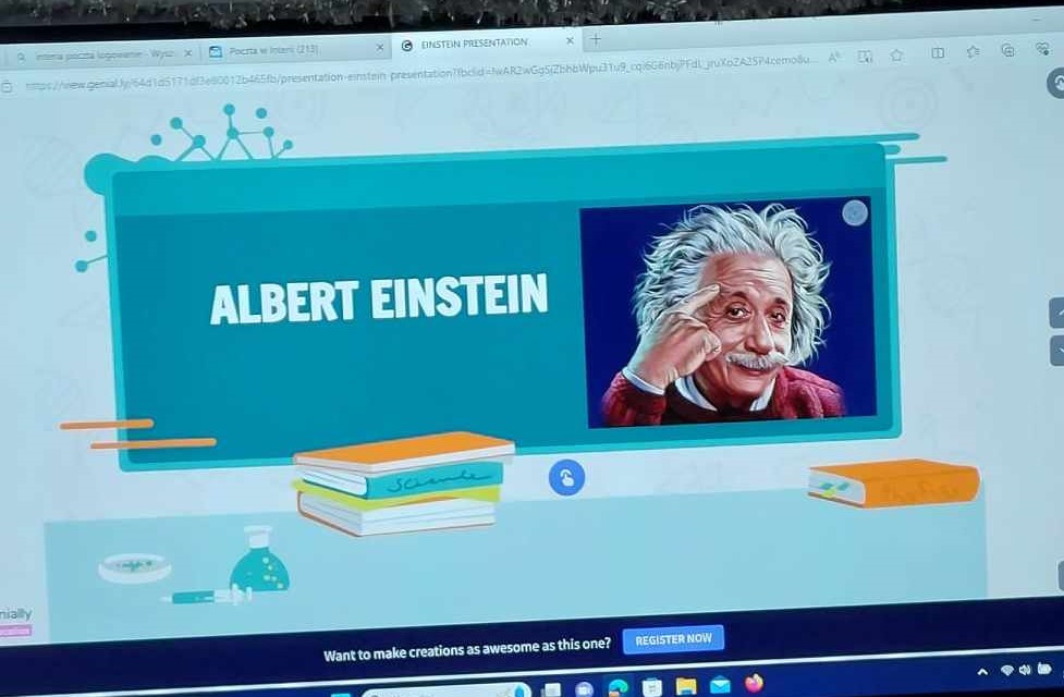 Albert Einstein - grafika