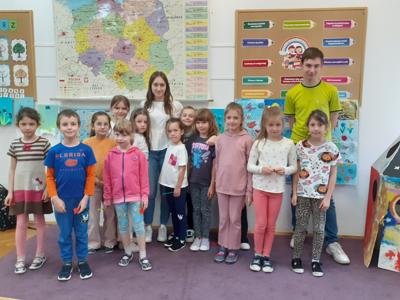 Wspólne zdjęcie klasy 1B