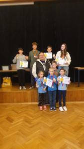 Nasi szachiści z Panem Hubertem