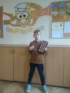 uczeń SP2 w Koluszkach