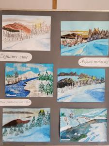 Żegnamy zimę - prace plastyczne klas V