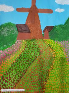 Witamy wiosnę - praca plastyczna 